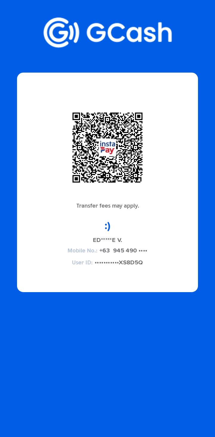 GCash donation QR code